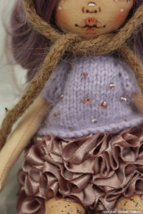 Вивьен и Бэмби 💜 — Авторские текстильные куклы: Вальдорфские (фото 4)