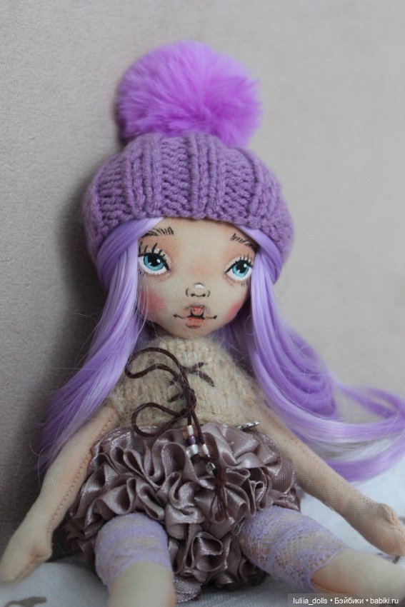 Вивьен и Бэмби 💜 — Авторские текстильные куклы: Вальдорфские