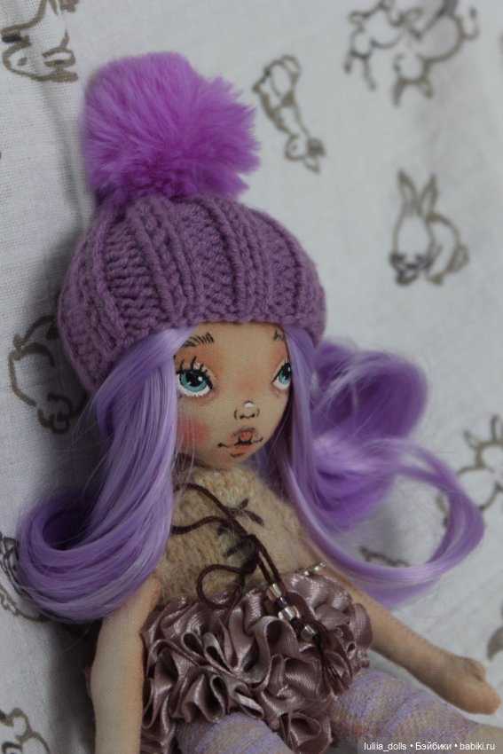 Вивьен и Бэмби 💜 — Авторские текстильные куклы: Вальдорфские