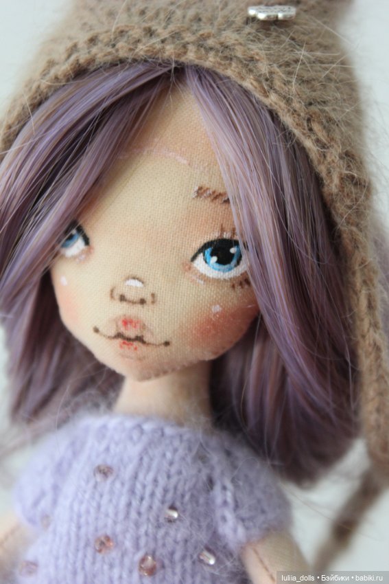 Вивьен и Бэмби 💜 — Авторские текстильные куклы: Вальдорфские (фото 9)