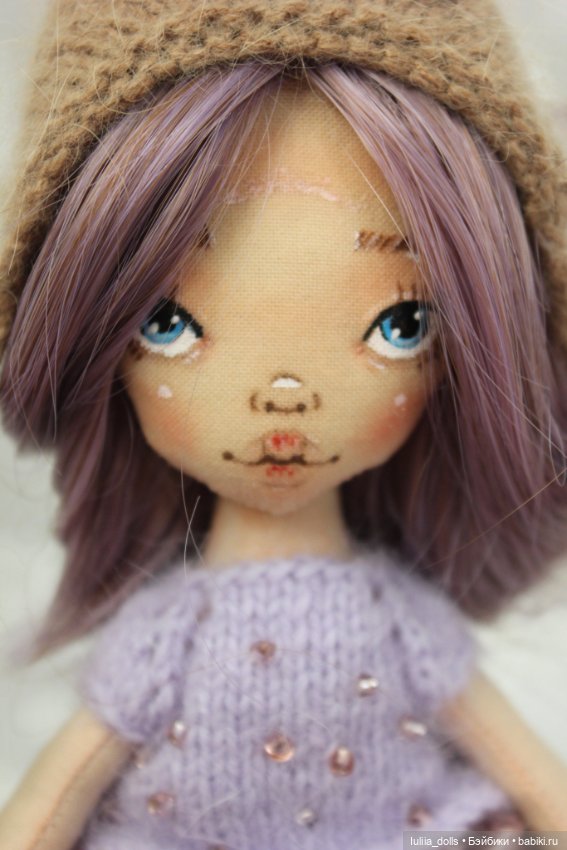 Вивьен и Бэмби 💜 — Авторские текстильные куклы: Вальдорфские (фото 6)