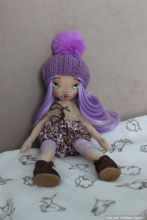 Вивьен и Бэмби 💜 — Авторские текстильные куклы: Вальдорфские