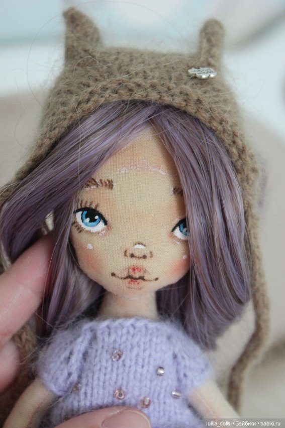 Вивьен и Бэмби 💜 — Авторские текстильные куклы: Вальдорфские (фото 2)