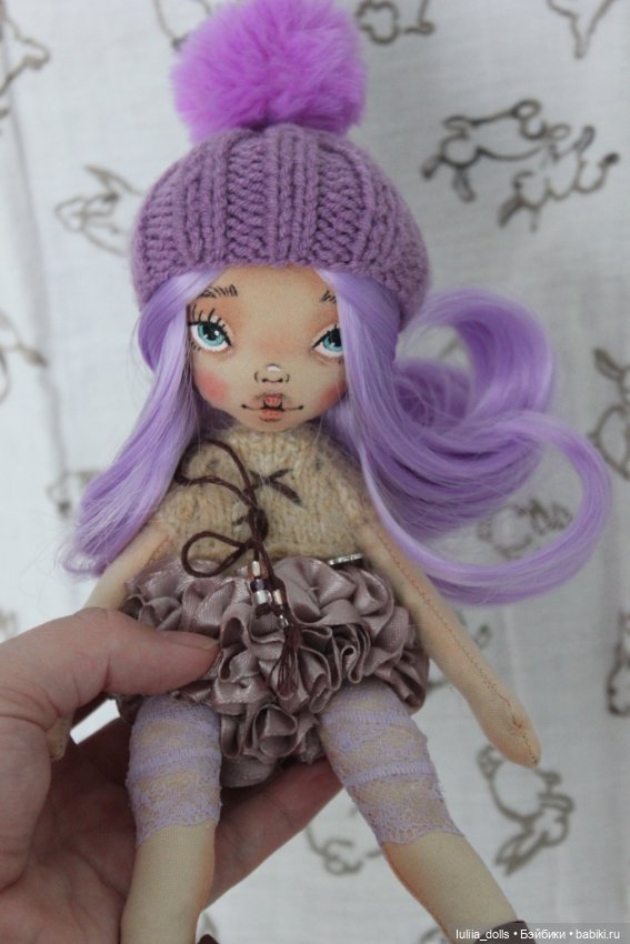 Вивьен и Бэмби 💜 — Авторские текстильные куклы: Вальдорфские