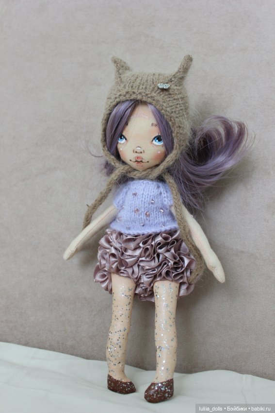 Вивьен и Бэмби 💜 — Авторские текстильные куклы: Вальдорфские (фото 3)