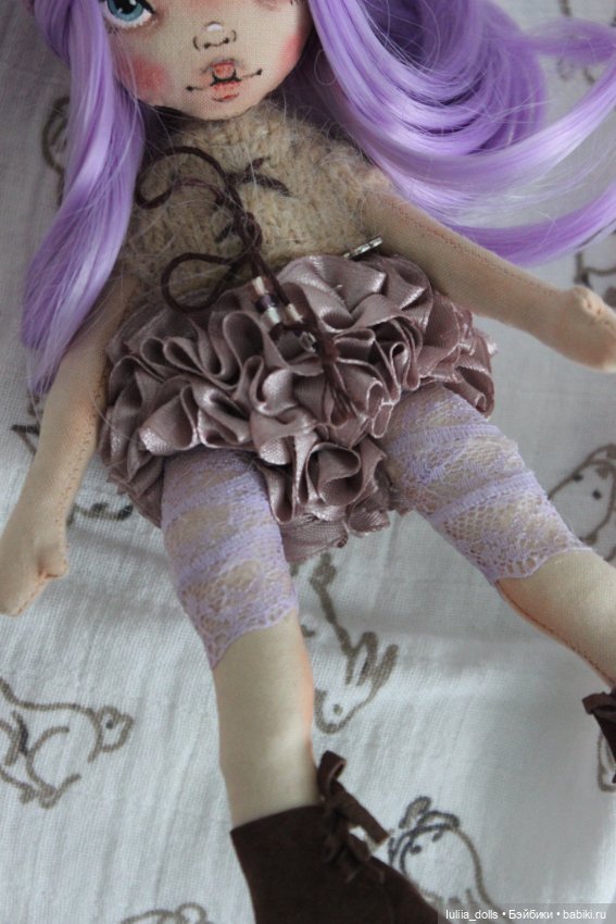 Вивьен и Бэмби 💜 — Авторские текстильные куклы: Вальдорфские