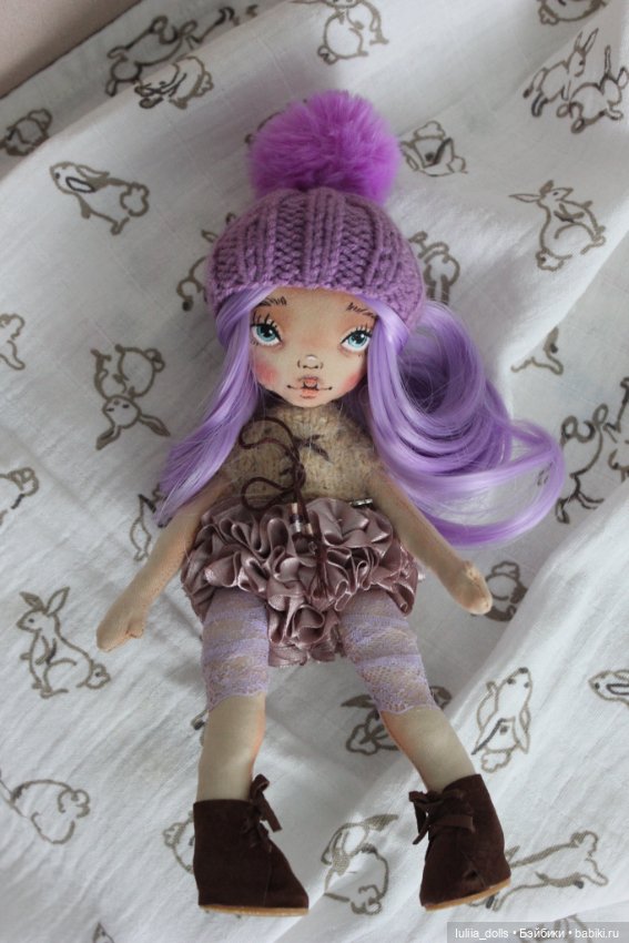 Вивьен и Бэмби 💜 — Авторские текстильные куклы: Вальдорфские