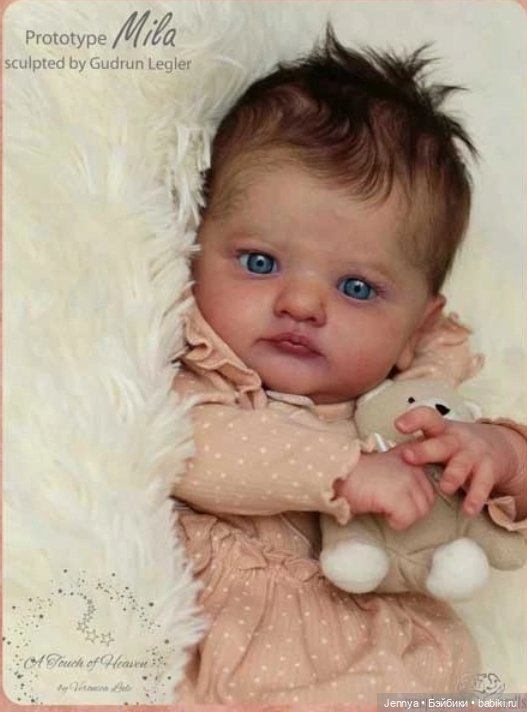 Mila by Gudrun Legler 🌸 — Молды и прототипы Реборн (Reborn): новинки (фото 4)