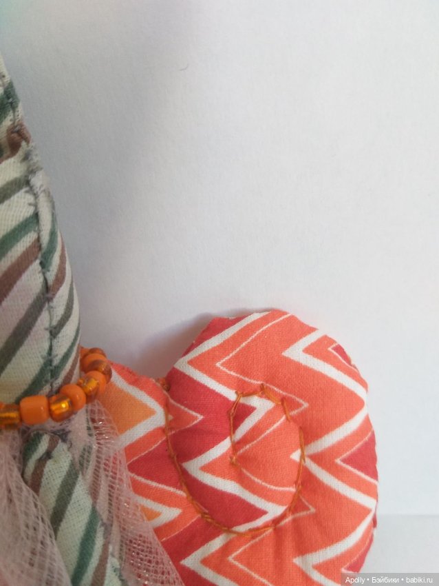 Улиточка Листочек — Текстильные игрушки и примитивы: кофейные (фото 6)