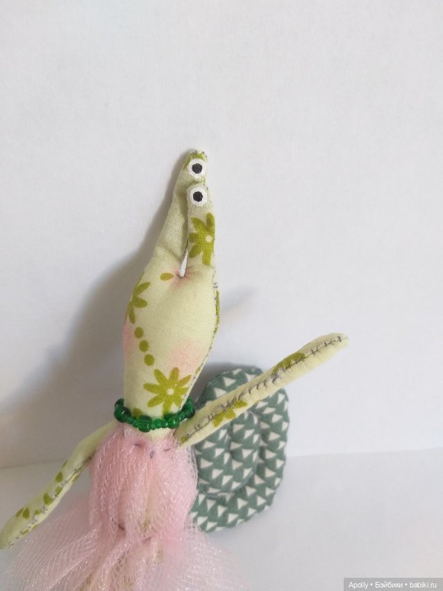 Улиточка Ромашка — Текстильные игрушки и примитивы: кофейные (фото 9)