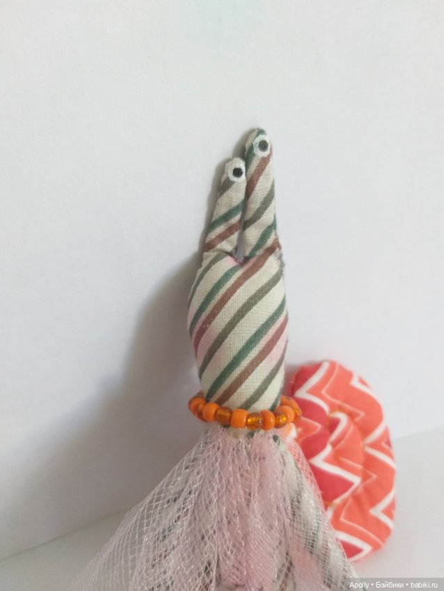 Улиточка Листочек — Текстильные игрушки и примитивы: кофейные (фото 3)