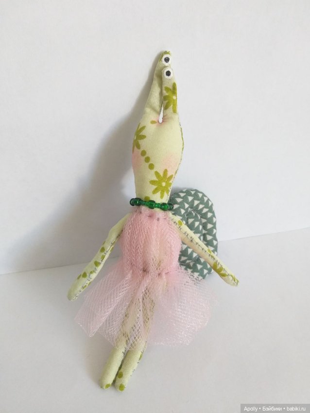 Улиточка Ромашка — Текстильные игрушки и примитивы: кофейные (фото 7)