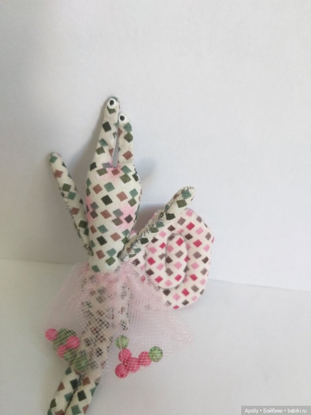 Улитка в клетку — Текстильные игрушки и примитивы: кофейные (фото 9)