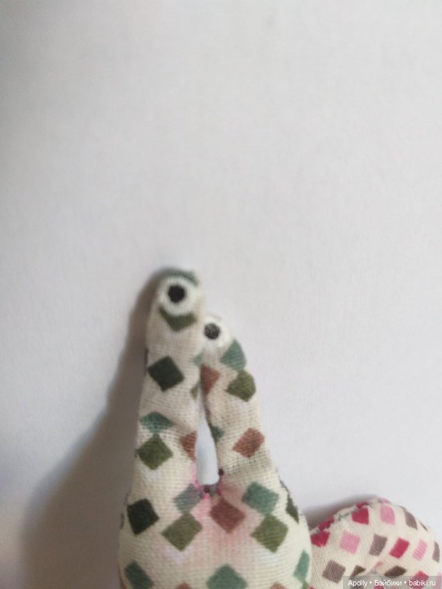 Улитка в клетку — Текстильные игрушки и примитивы: кофейные (фото 3)