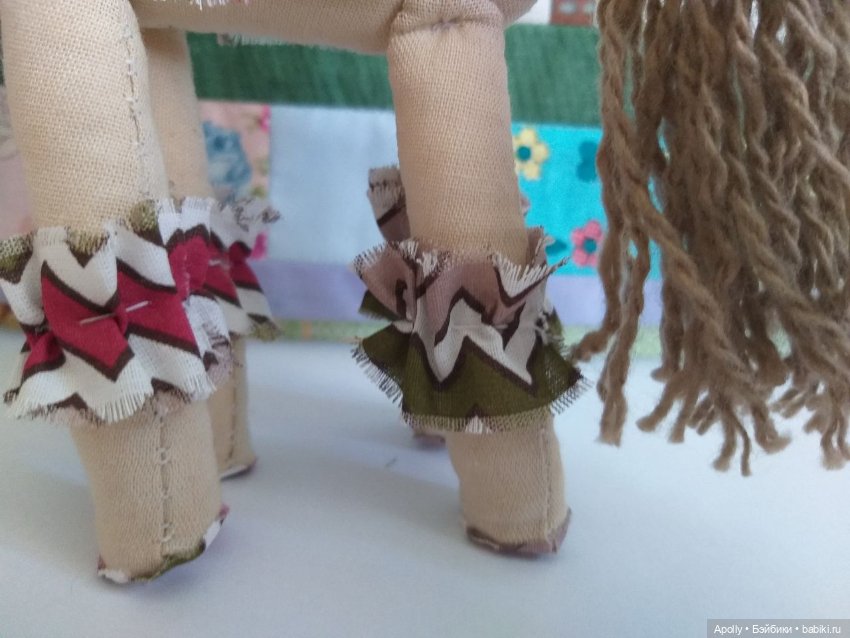 Ещё одна лошадка — Текстильные игрушки и примитивы: кофейные (фото 3)