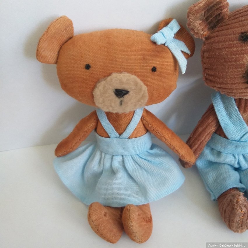 Мишутка — Текстильные игрушки и примитивы: кофейные