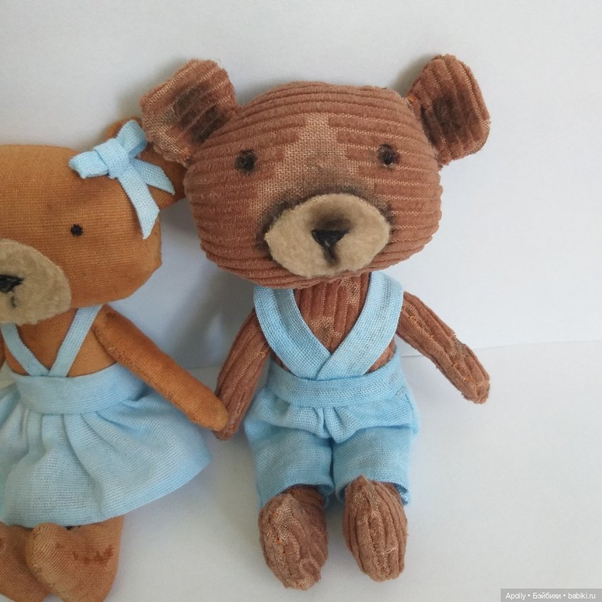 Мишутка — Текстильные игрушки и примитивы: кофейные