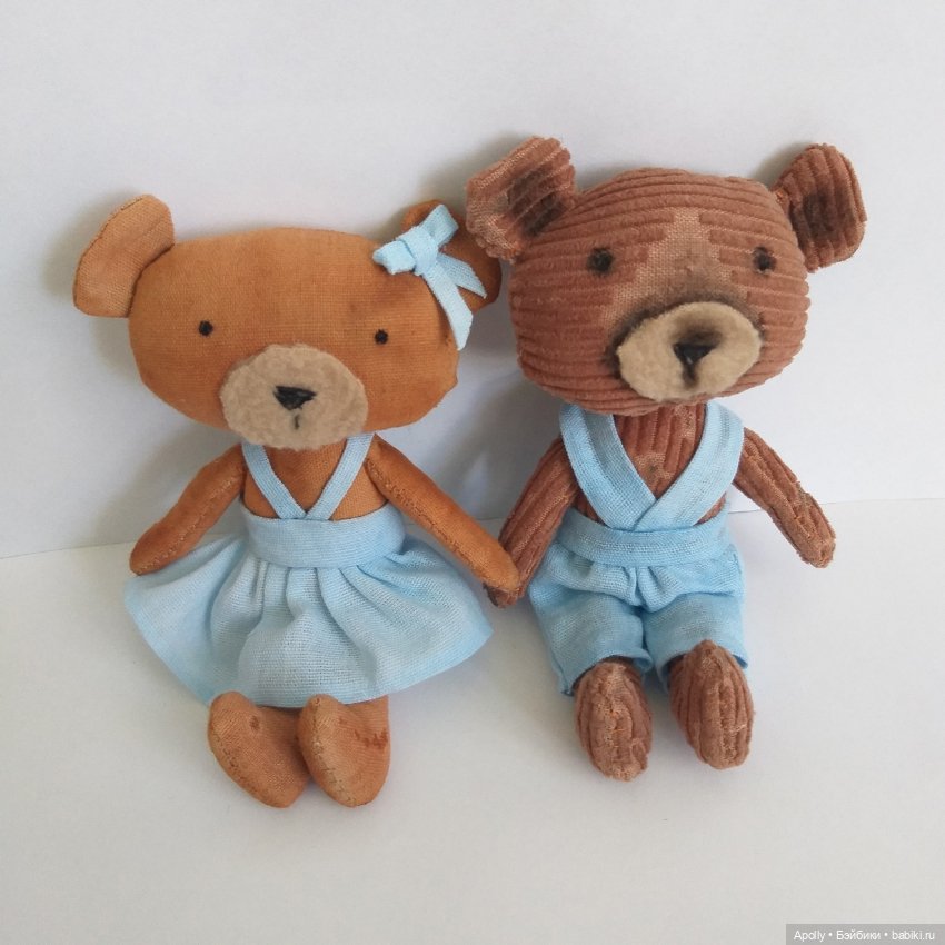 Мишутка — Текстильные игрушки и примитивы: кофейные