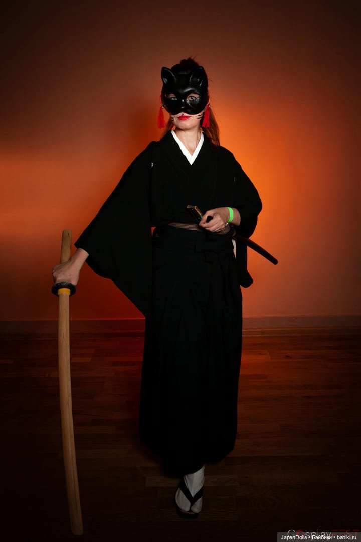 Позирование в кимоно на выставке "Япония. Куклы, сказки и легенды" (фото 3)