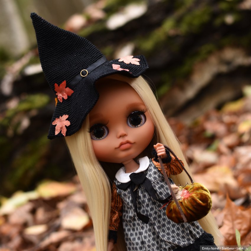 Нелли - маленькая ведьма — Куклы Blythe (Блайз) ООАК: кастом (фото 3)