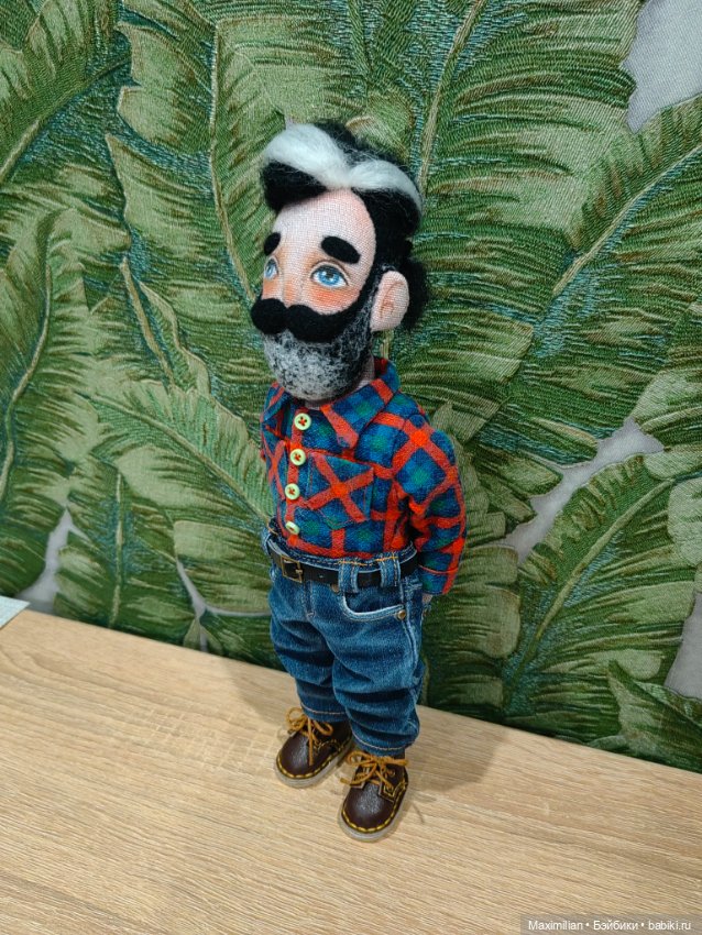Грэг-лесоруб — Авторские текстильные куклы: Вальдорфские (фото 4)