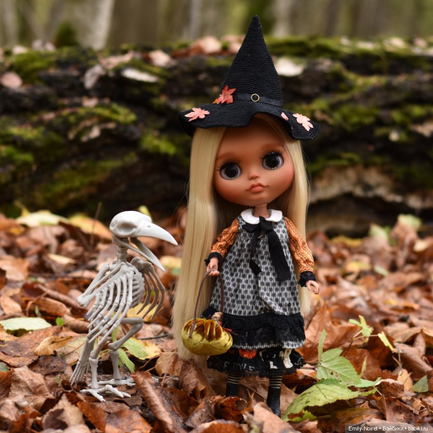 Нелли - маленькая ведьма — Куклы Blythe (Блайз) ООАК: кастом