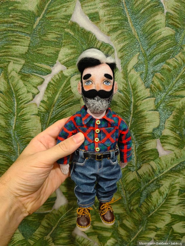 Грэг-лесоруб — Авторские текстильные куклы: Вальдорфские (фото 5)