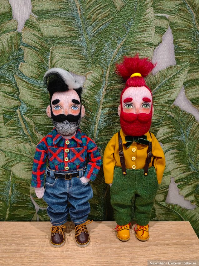 Грэг-лесоруб — Авторские текстильные куклы: Вальдорфские (фото 3)
