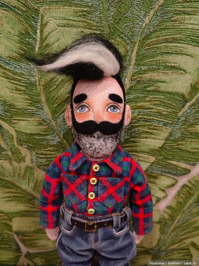 Грэг-лесоруб — Авторские текстильные куклы: Вальдорфские