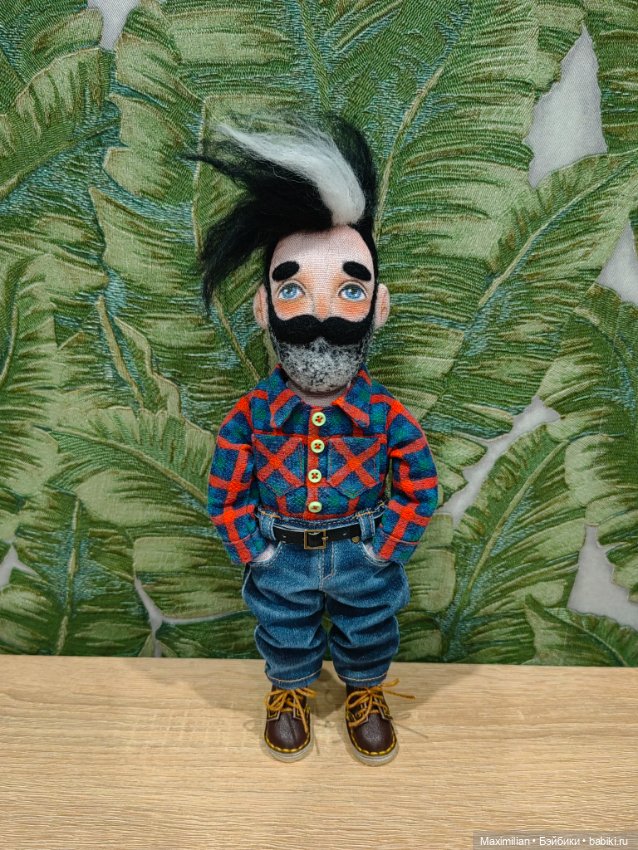 Грэг-лесоруб — Авторские текстильные куклы: Вальдорфские (фото 2)