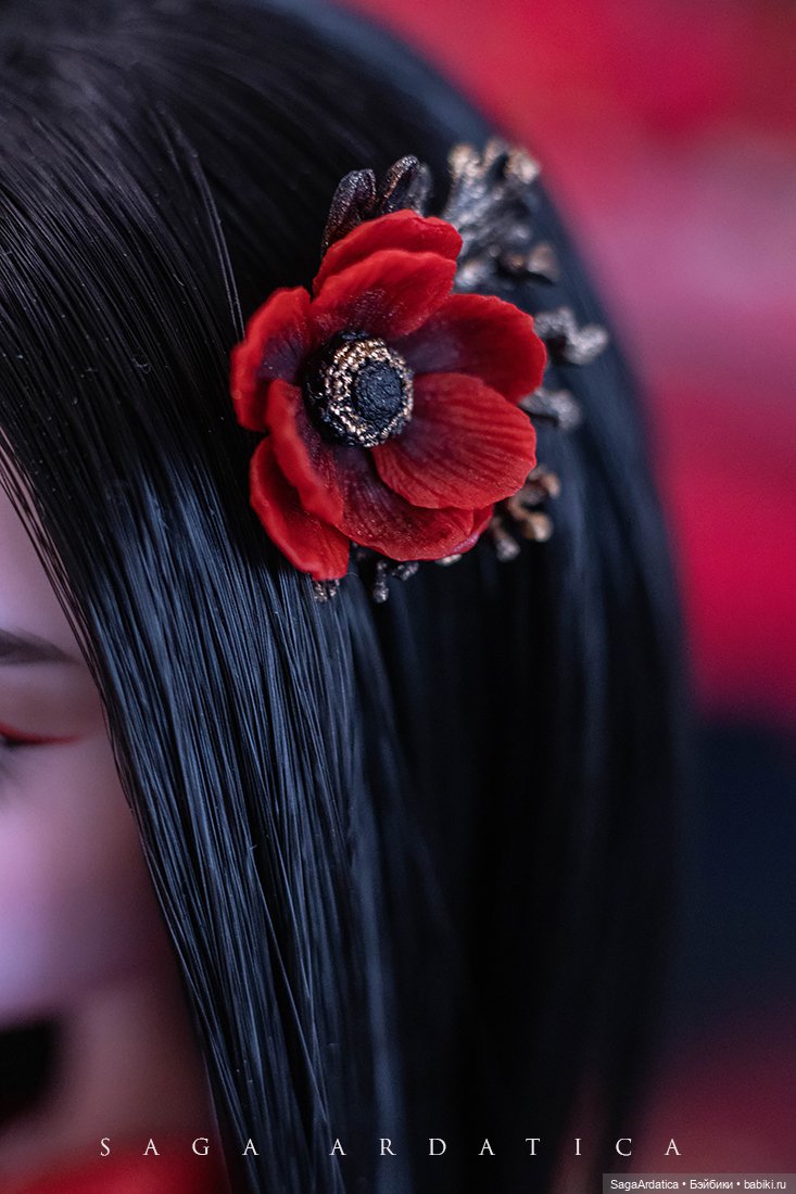 Цветочные украшения — Авторские украшения и аксессуары для кукол: фото (фото 2)