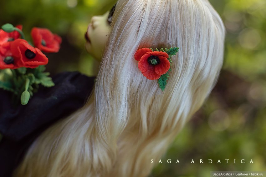 Цветочные украшения — Авторские украшения и аксессуары для кукол: фото (фото 5)