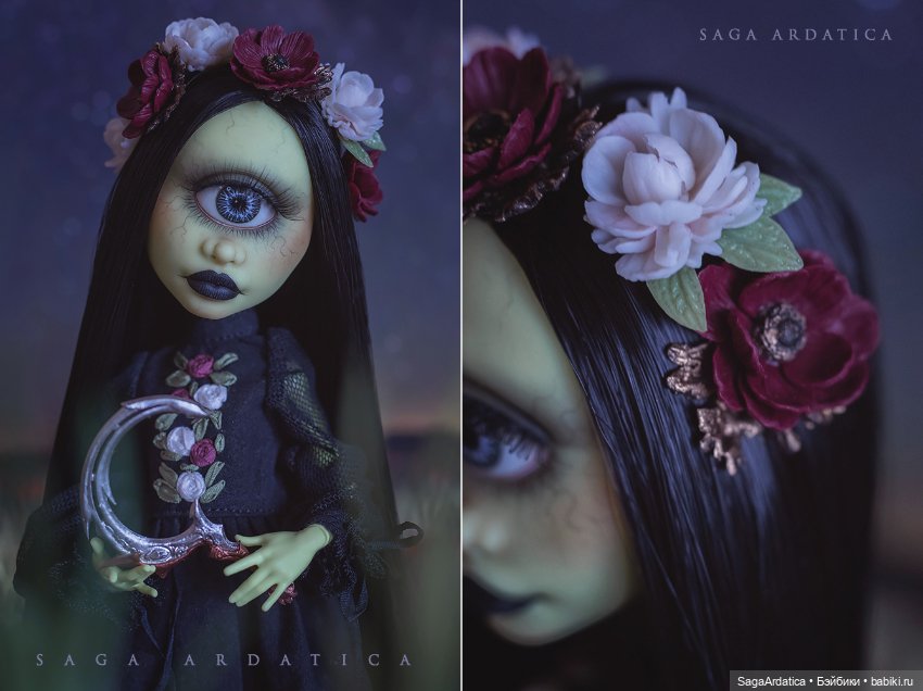 Цветочные украшения — Авторские украшения и аксессуары для кукол: фото (фото 3)