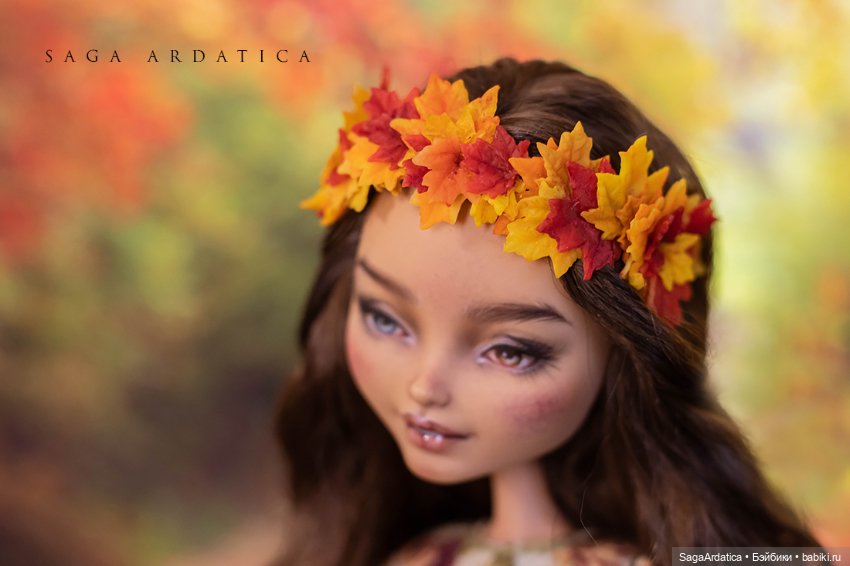 Цветочные украшения — Авторские украшения и аксессуары для кукол: фото (фото 9)