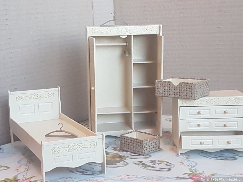 Кукольный шкаф 1:12 — Мебель для кукол и домиков: фото (фото 7)