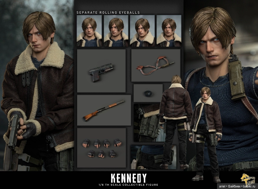 MT Toys фигурка Леона Кеннеди по игре "Resident Evil 4" (фото 9)