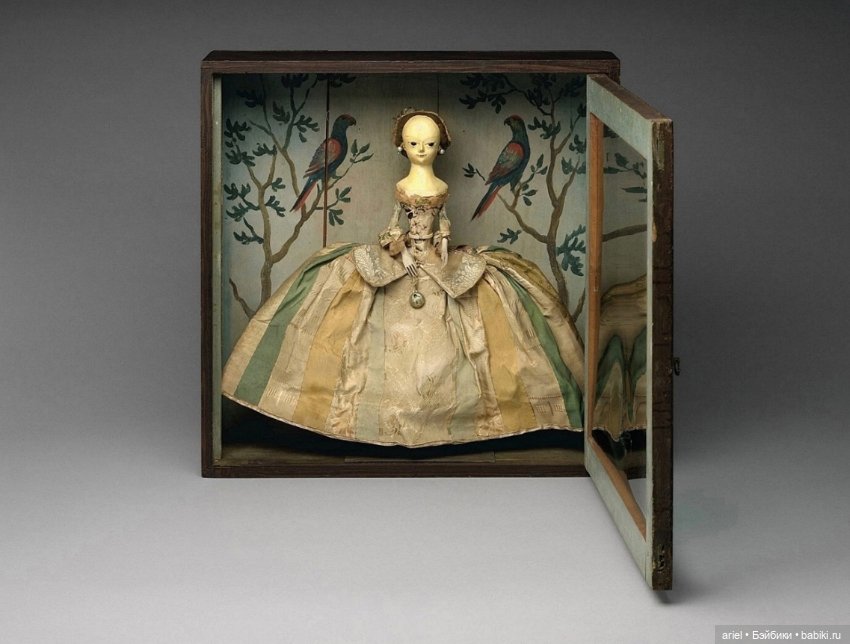 Британская модная кукла в американской коробке, 1748 год (фото 2)