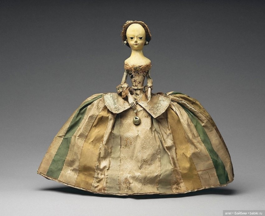 Британская модная кукла в американской коробке, 1748 год (фото 4)