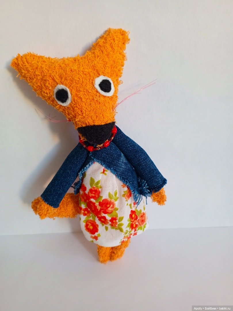 Вторая лиса с чудинкой — Текстильные игрушки и примитивы: кофейные