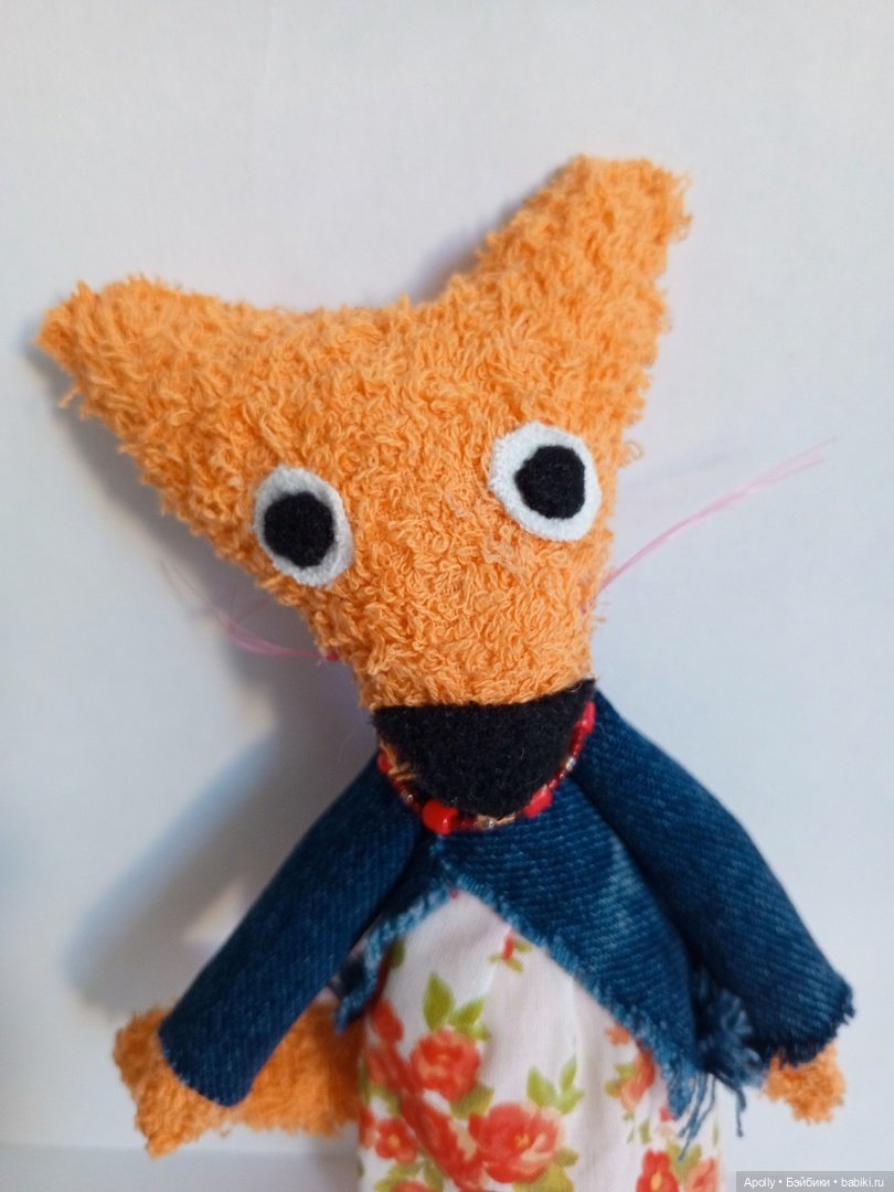 Вторая лиса с чудинкой — Текстильные игрушки и примитивы: кофейные (фото 2)