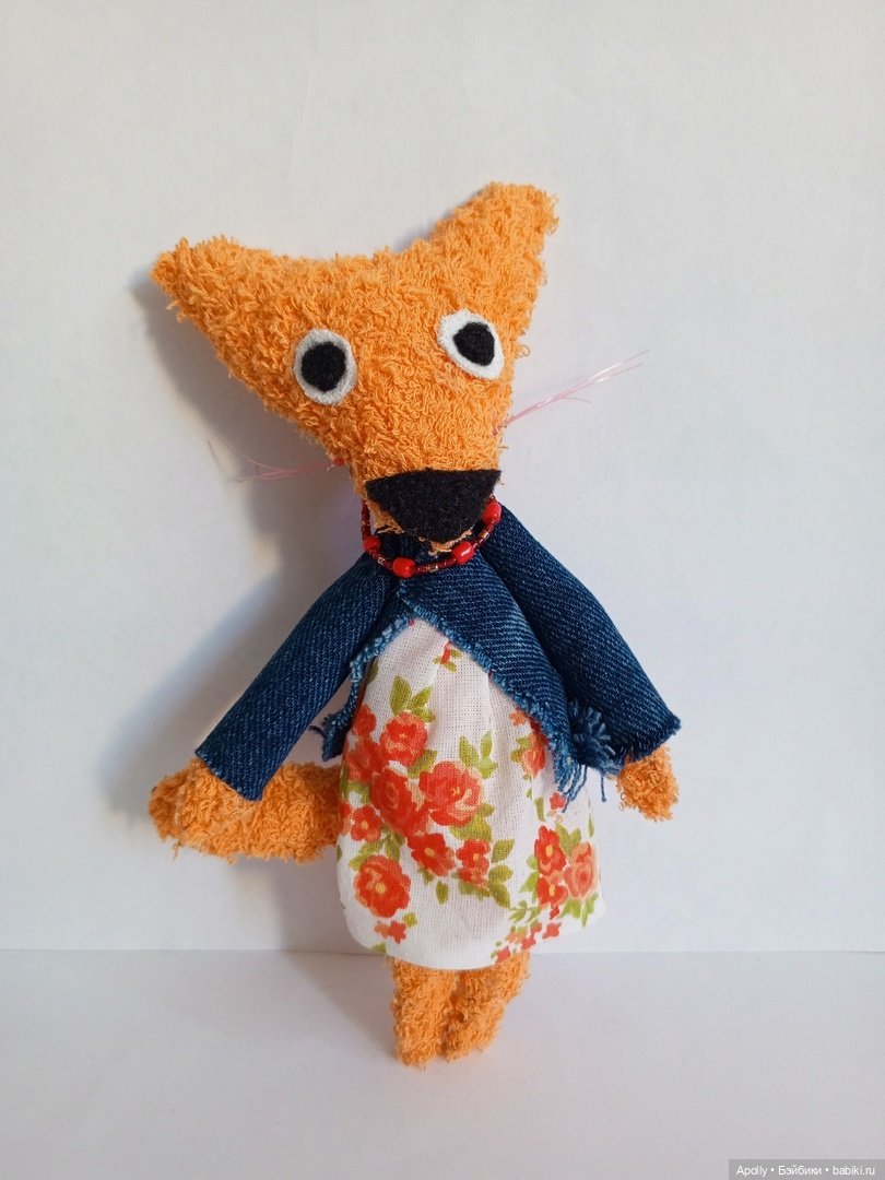 Вторая лиса с чудинкой — Текстильные игрушки и примитивы: кофейные (фото 5)