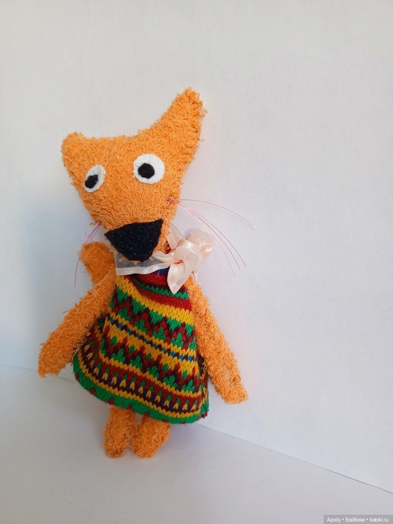 Третья лиса с чудинкой — Текстильные игрушки и примитивы: кофейные (фото 3)