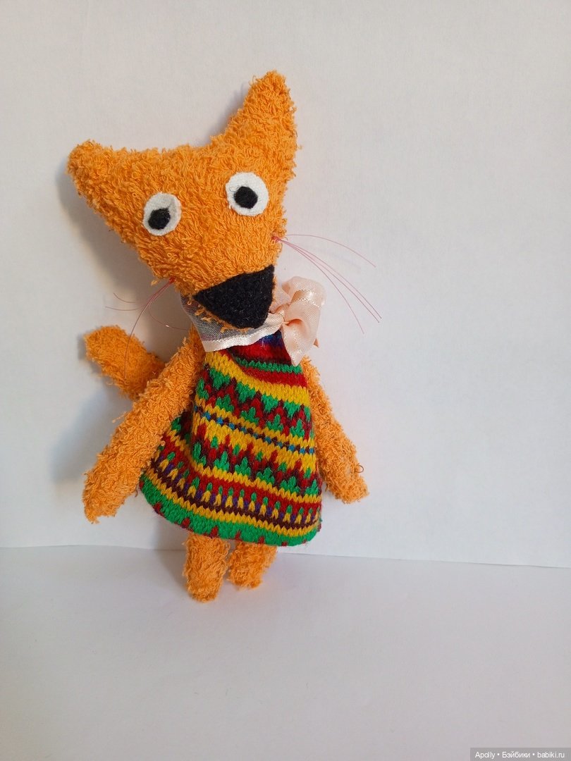 Третья лиса с чудинкой — Текстильные игрушки и примитивы: кофейные (фото 2)