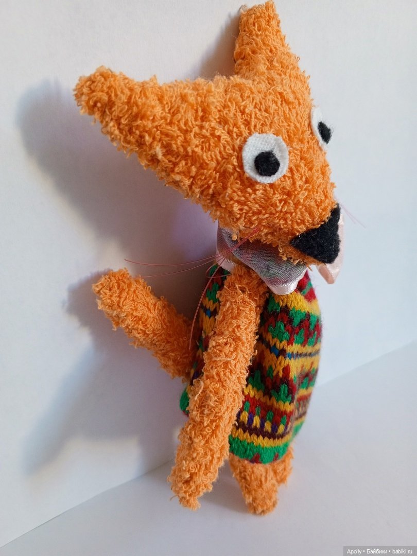 Третья лиса с чудинкой — Текстильные игрушки и примитивы: кофейные (фото 6)