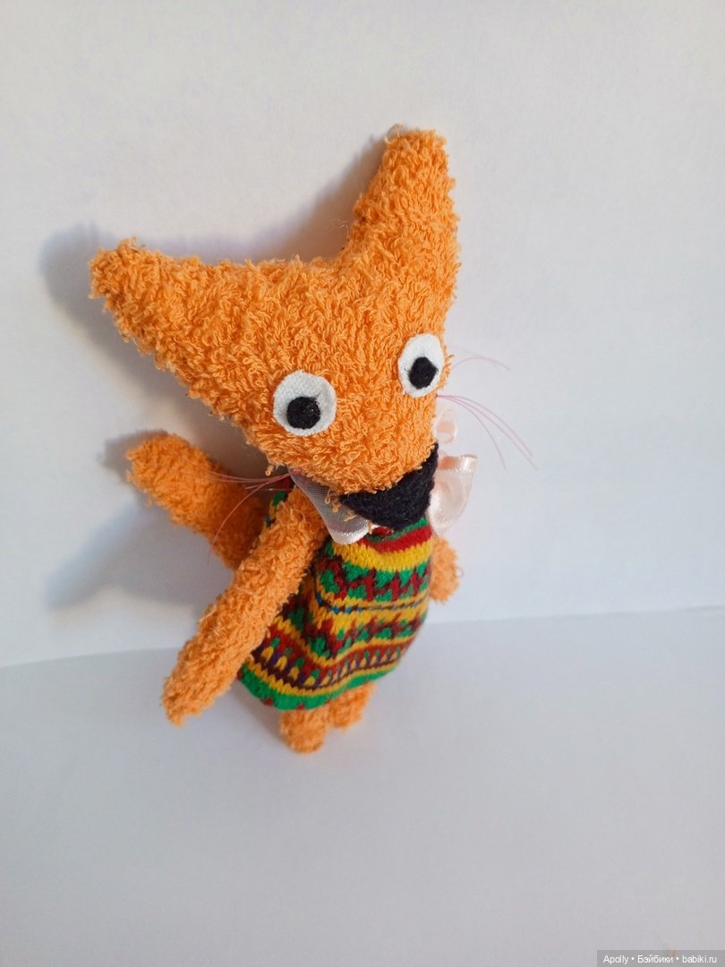 Третья лиса с чудинкой — Текстильные игрушки и примитивы: кофейные (фото 4)