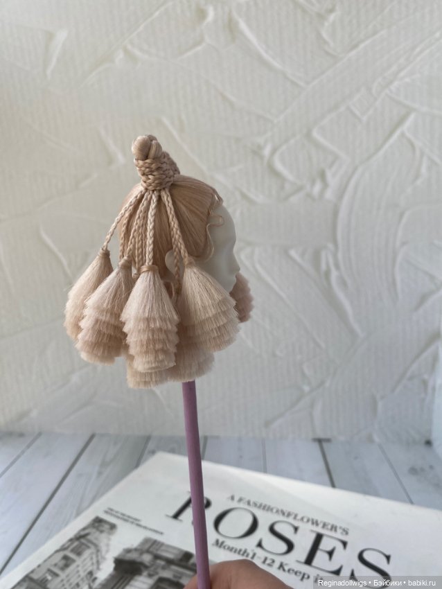 Парик из натурального шёлка (фото 5)