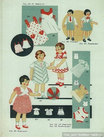 Кукольные наряды 1936 года (фото 5)