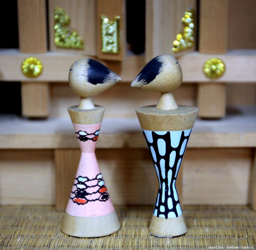 Парные кокэси на выставке "Япония. Куклы, сказки и легенды" (фото 3)