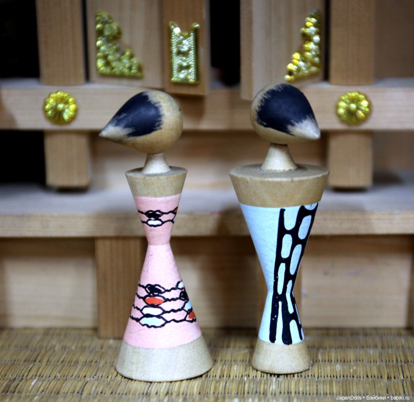 Парные кокэси на выставке "Япония. Куклы, сказки и легенды" (фото 4)