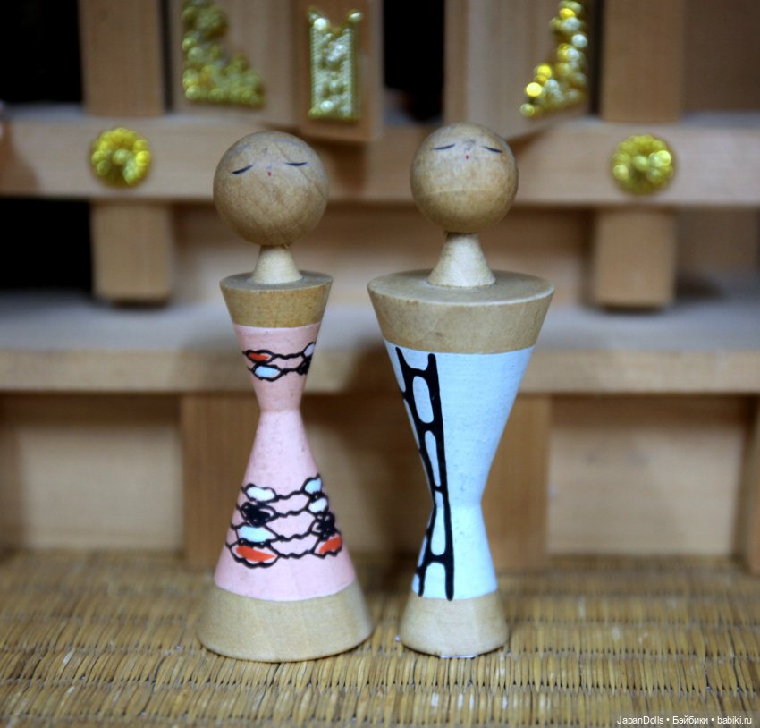 Парные кокэси на выставке "Япония. Куклы, сказки и легенды" (фото 2)